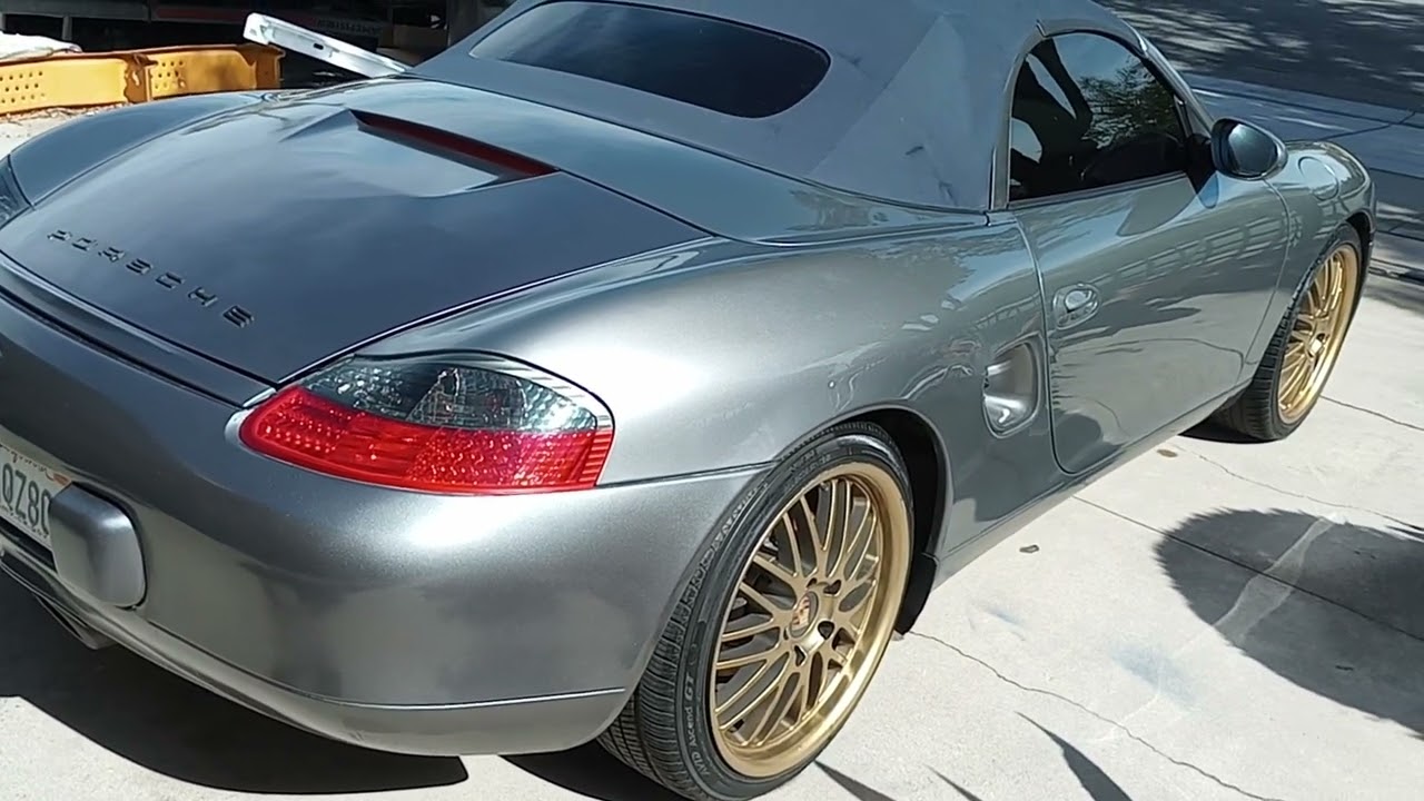 The salvage title Porsche Boxster 986 build pt.2