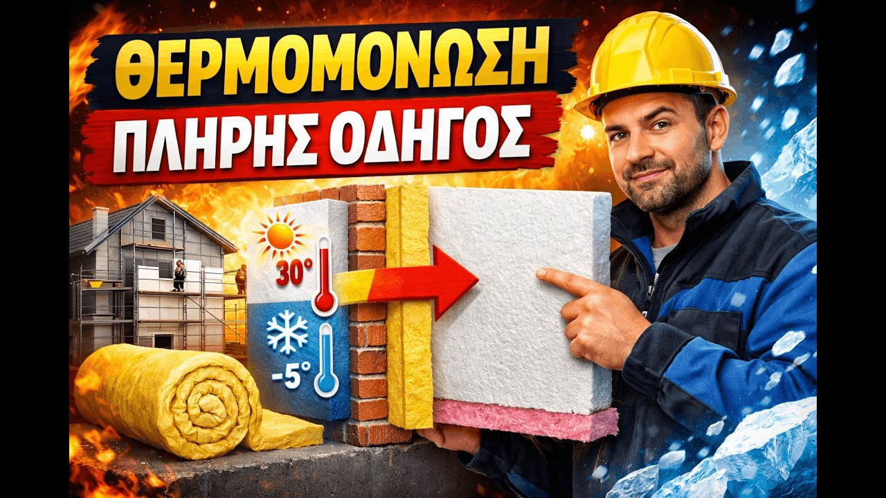 🏠 Θερμομόνωση: Η Επένδυση που Ξεχνούν Όλοι | Πλήρης Οδηγός 2026