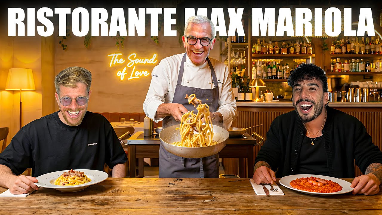 PROVIAMO PER LA PRIMA VOLTA IL RISTORANTE DI MAX MARIOLA - LA CARBONARA MIGLIORE DELLA NOSTRA VITA!