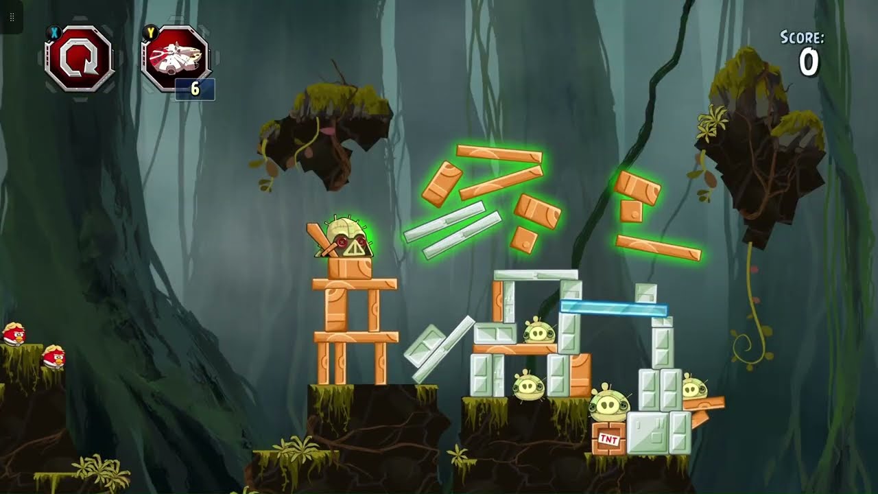 Angry Birds Star Wars Gameplay Part 6: Path of the Jedi!