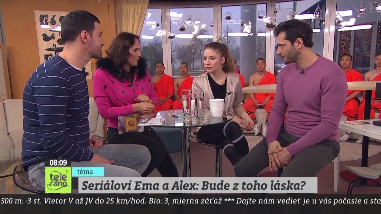 TELERÁNO - Jana Kovalčíková a Braňo Deák o svojich postavách v seriáli Oteckovia