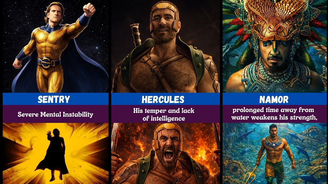 Marvel Characters Weaknesses You Didn’t Know #marvel #mcu #superheroes 