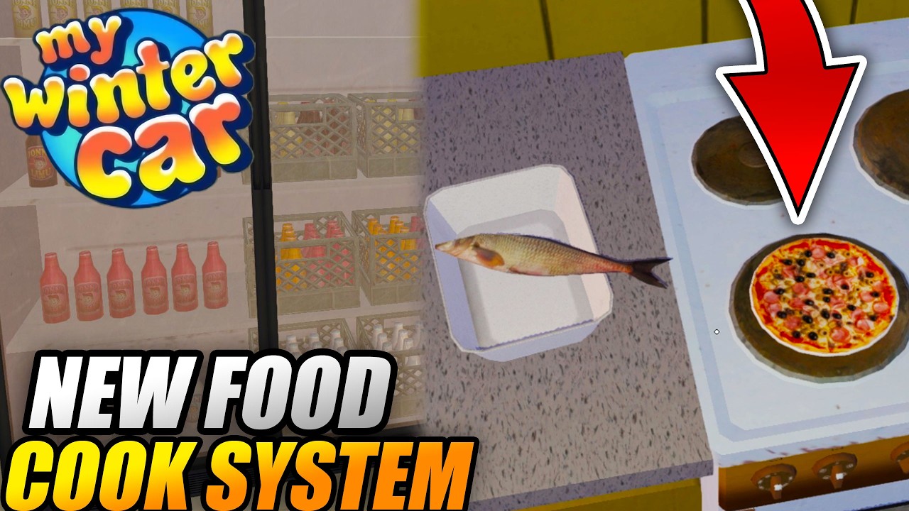 My Winter Car JUST GOT REAL COOKING and FOOD SYSTEM (JONNE FOOD SYSTEM)