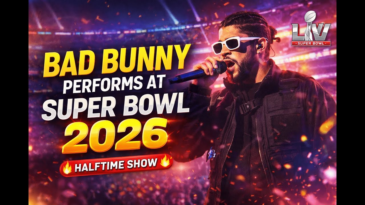 BAD BUNNY PERFORMS AT SUPER BOWL 2026