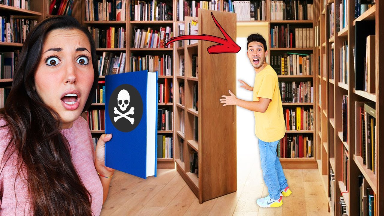 CHIUSI DENTRO LA BIBLIOTECA MISTERIOSA DAL DOTTOR GINIU PER 24 ORE NELLA CASA SEGRETA!