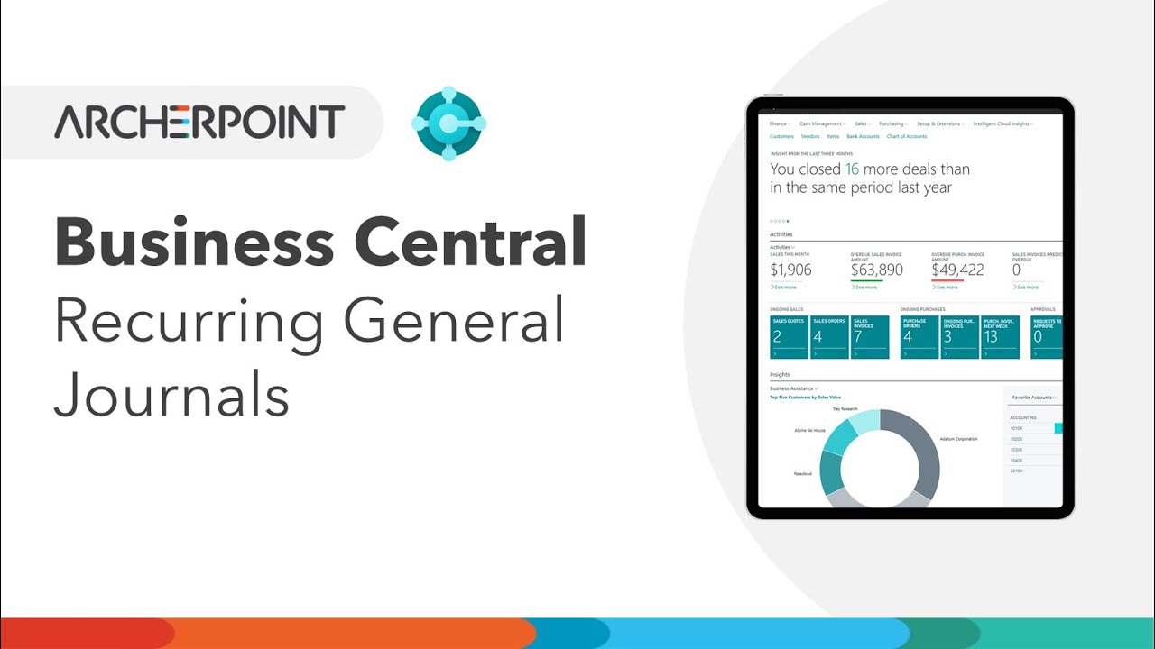 Recurring General Journals in Dynamics 365 Business Central