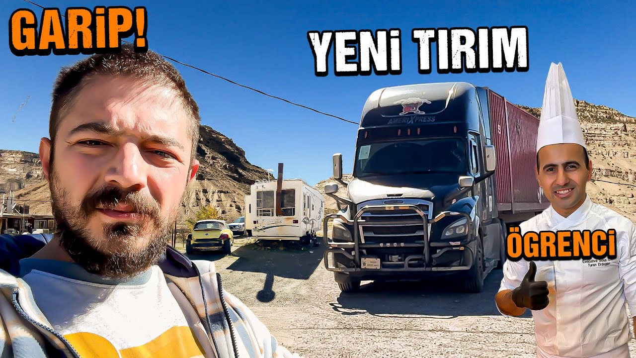 Yeni Tırla Maceraya İnatla Devam… Formula 1 aşçısı ile Eğitim Boyu Tırda Ziyafet || Meraktan Gelmiş!