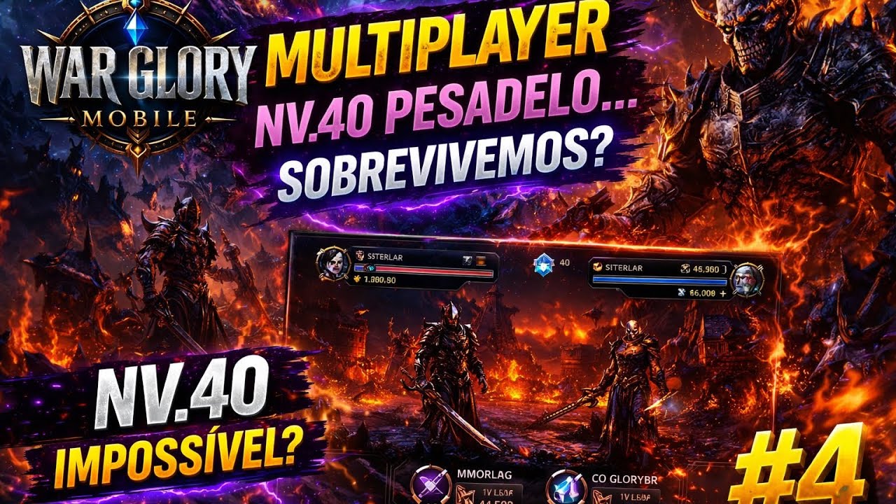 WAR GLORY | MULTIPLAYER NV.40 PESADELO&hellip; SOBREVIVEMOS? #4