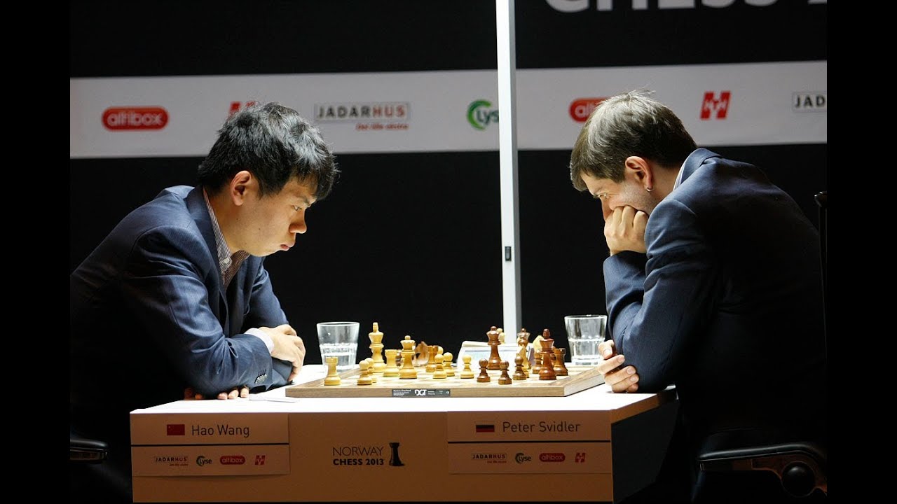 2013 Norway Super Chess - Wang Hao Crushes Svidler with Goglidze Attack! Round 2