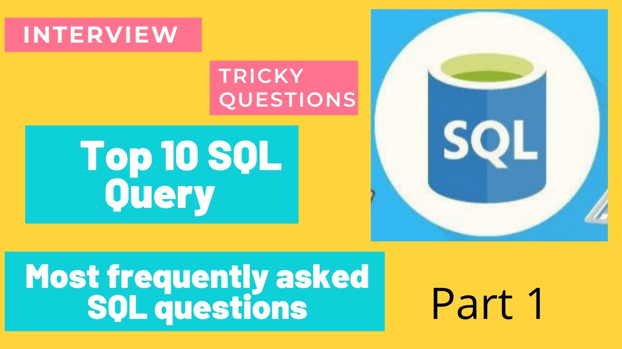 Top 10 SQL queries in oracle database | sql query interview questions and answers | Tricky sql query