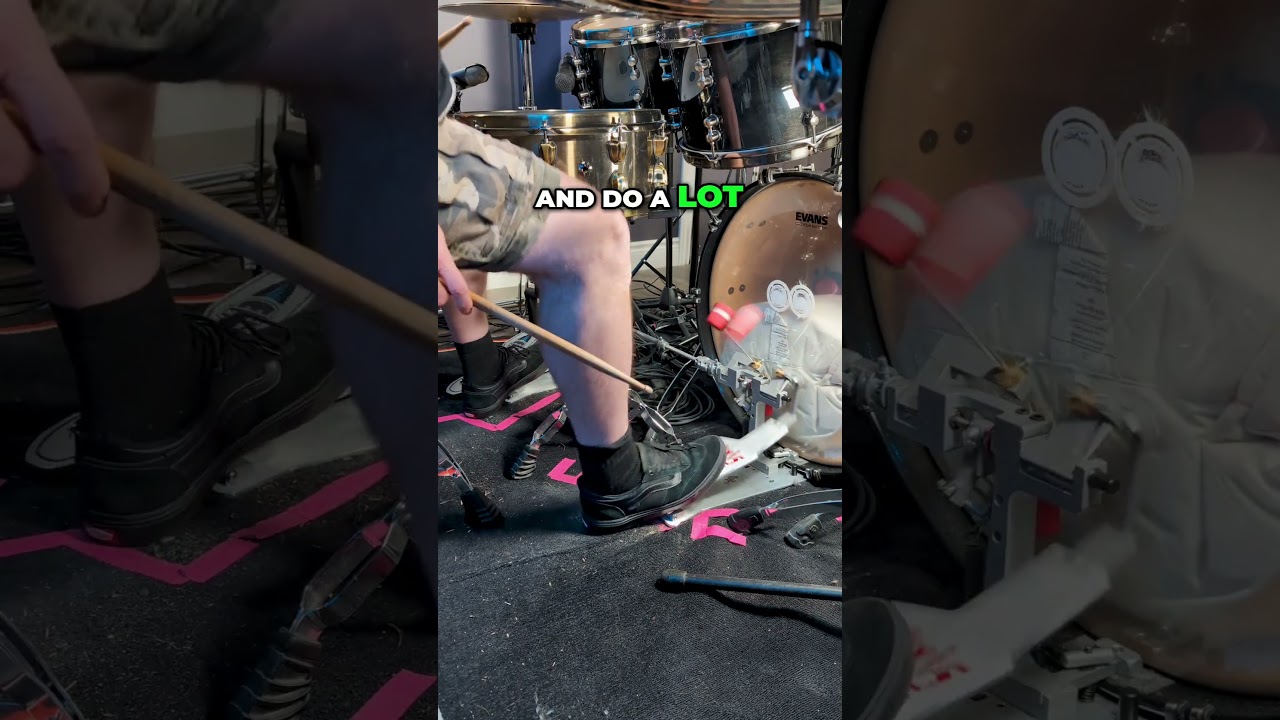 The Bass Drum Hack Fast Drummers Know #drums #drumming #shorts