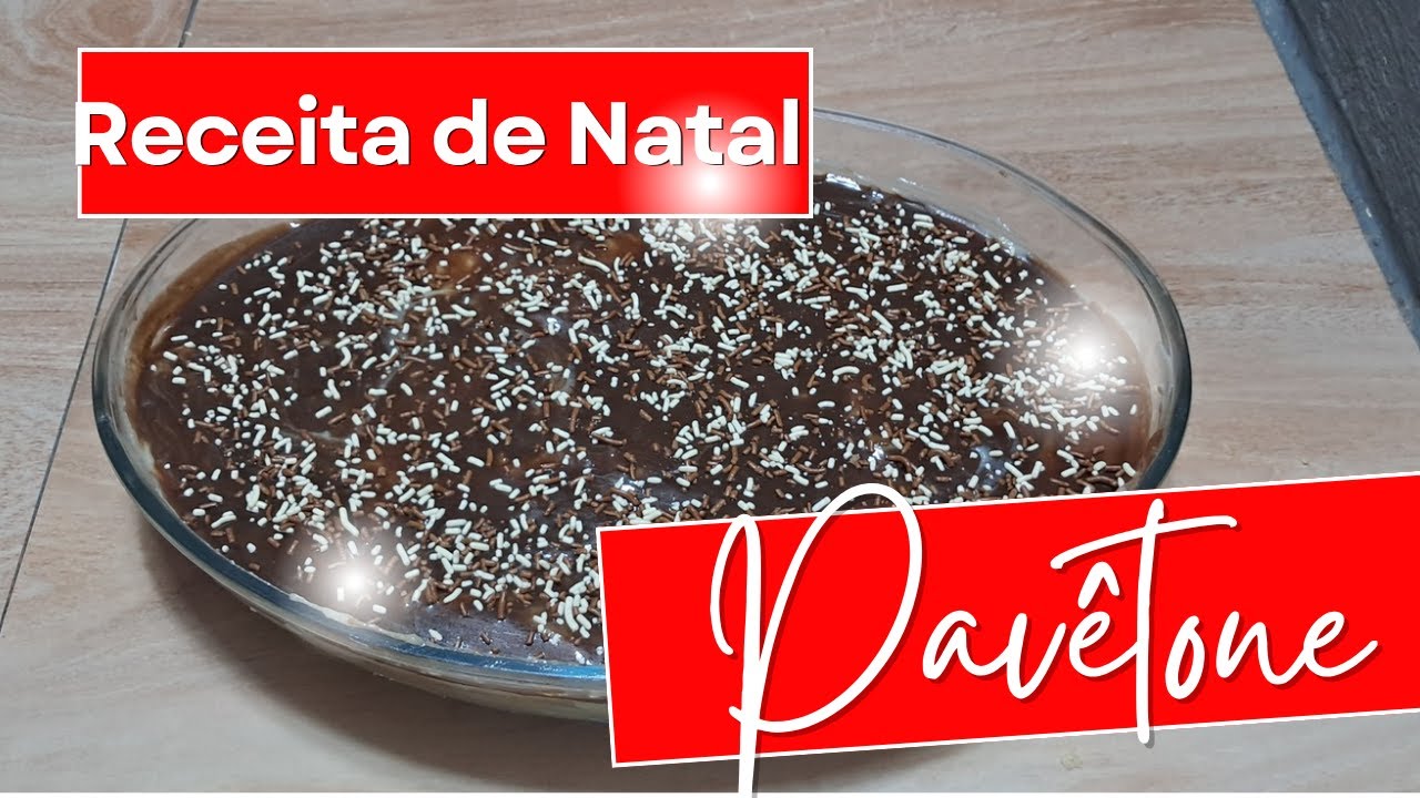 Não faça ceia sem esse PAVETONE 😱🎄 Receita simples e deliciosa