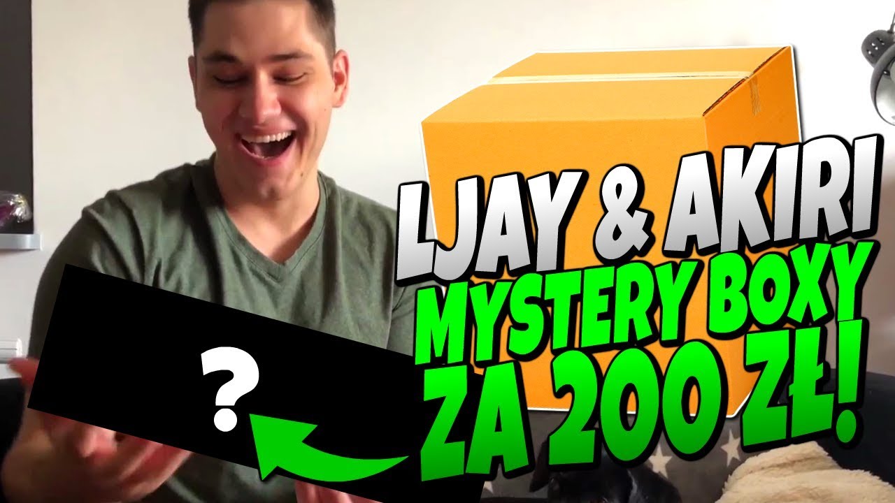 MYSTERY BOXY ZA 200 ZŁ | LJAY & AKIRI | VLOG #mysterybox