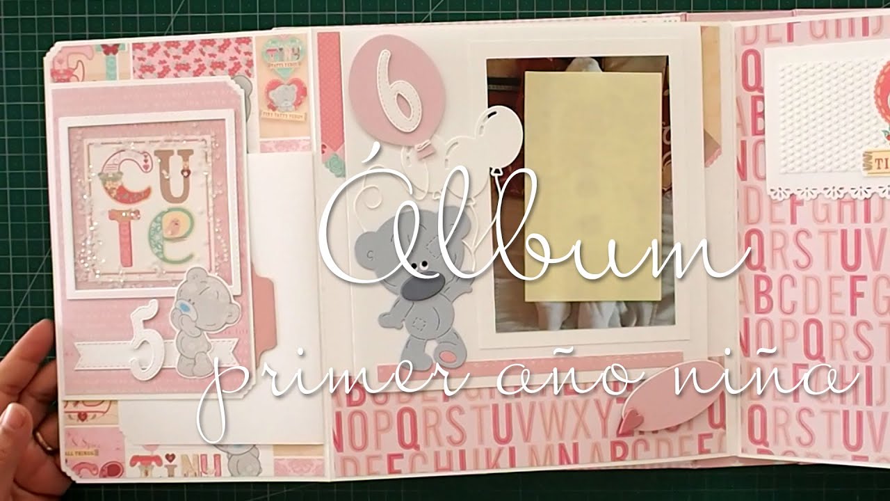 Álbum primer año niña (inspiración)