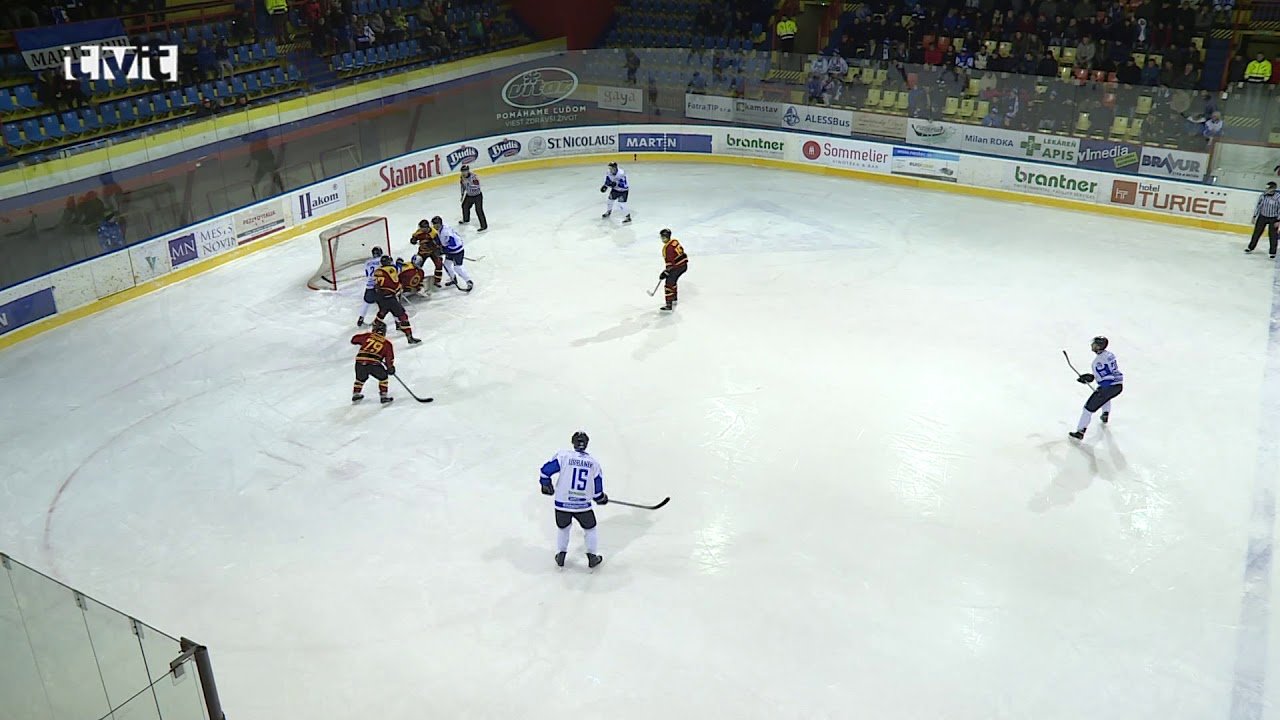 Hokej Martin vs. Topoľčany