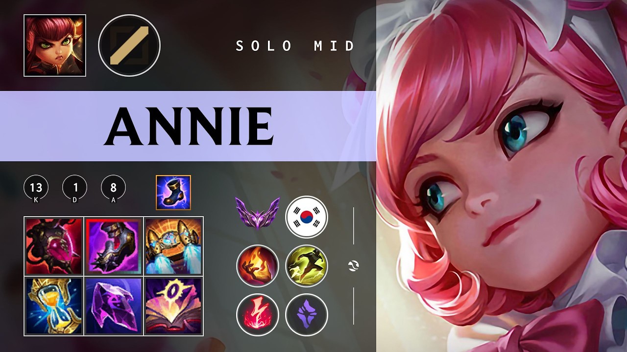 Annie Mid vs Galio - KR Master Patch 26.03