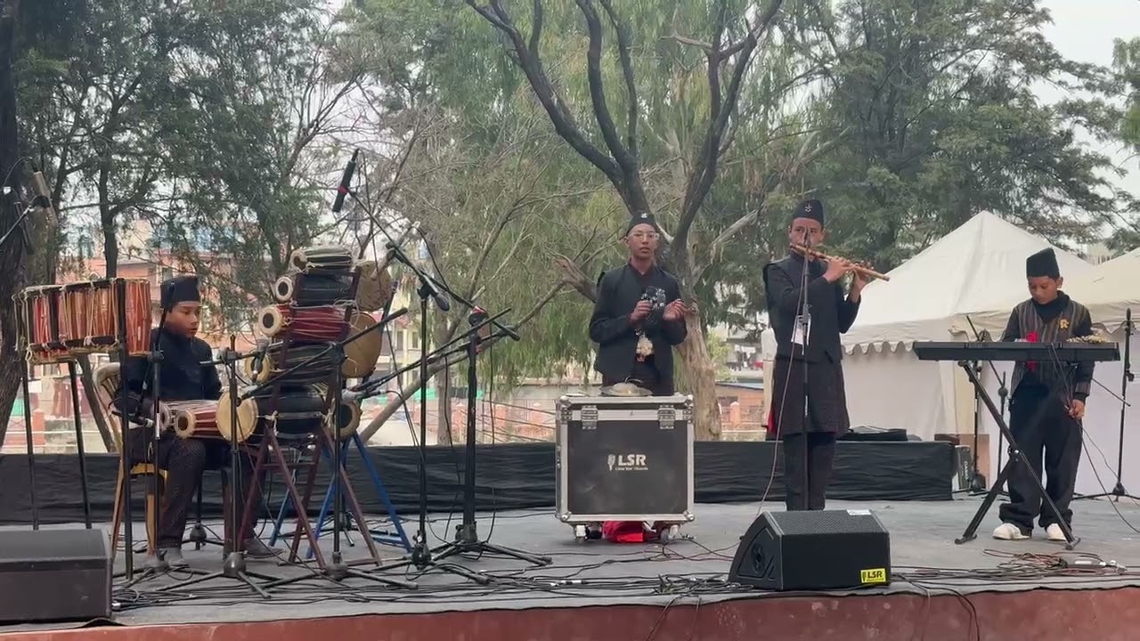 Madal Solo by Samir Dangol, Nirvesh Shrestha, Samyak Maharjan, Ludan Tuladhar 