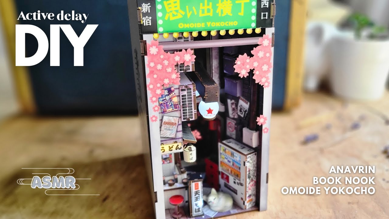 Whispers of Japan: Omoide Yokocho Book Nook ASMR Build ( Cozy Miniatures)