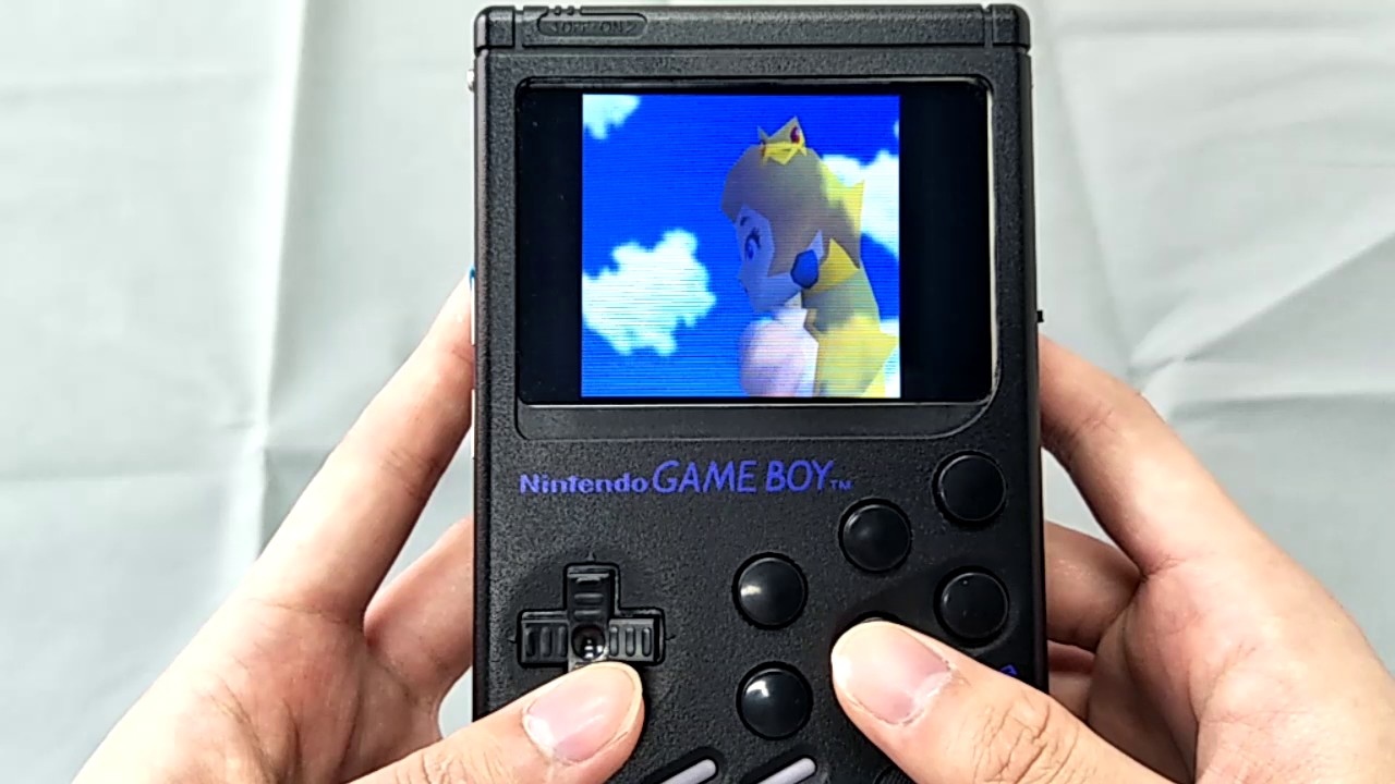 Double Stick Black Recalbox &KODI HDMI Rasberry Pi 3 Modified From Gameboy