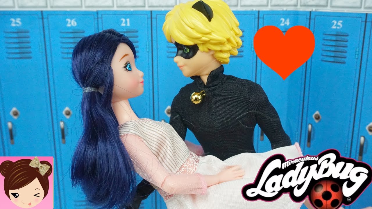 Ladybug & Cat Noir Reveal Their Identity - Marinette and Adrien Dolls