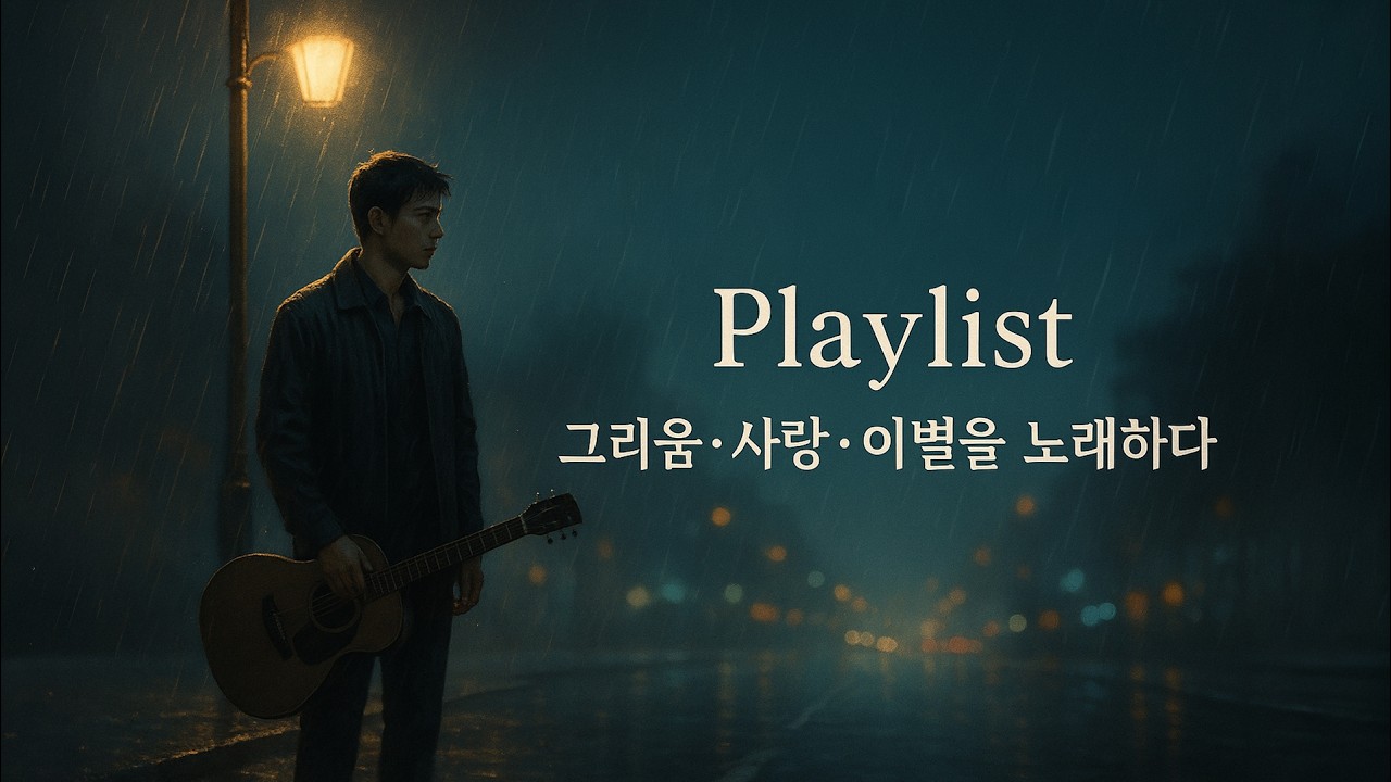 그리움, 사랑, 이별을 노래하다｜한국 감성 록발라드 9곡 Playlist 🎸