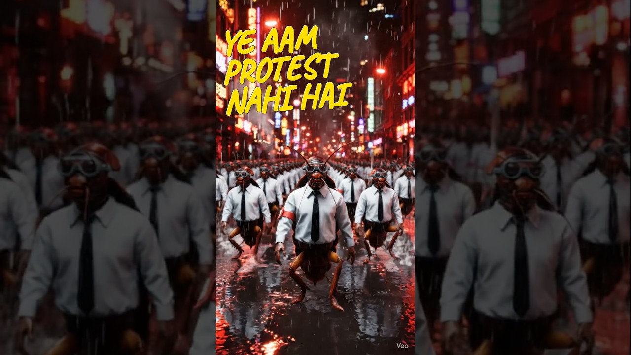 COCKROACH ANDOLAN 🪳 | Identity Ki Jung Begins! | Political Revolution Short