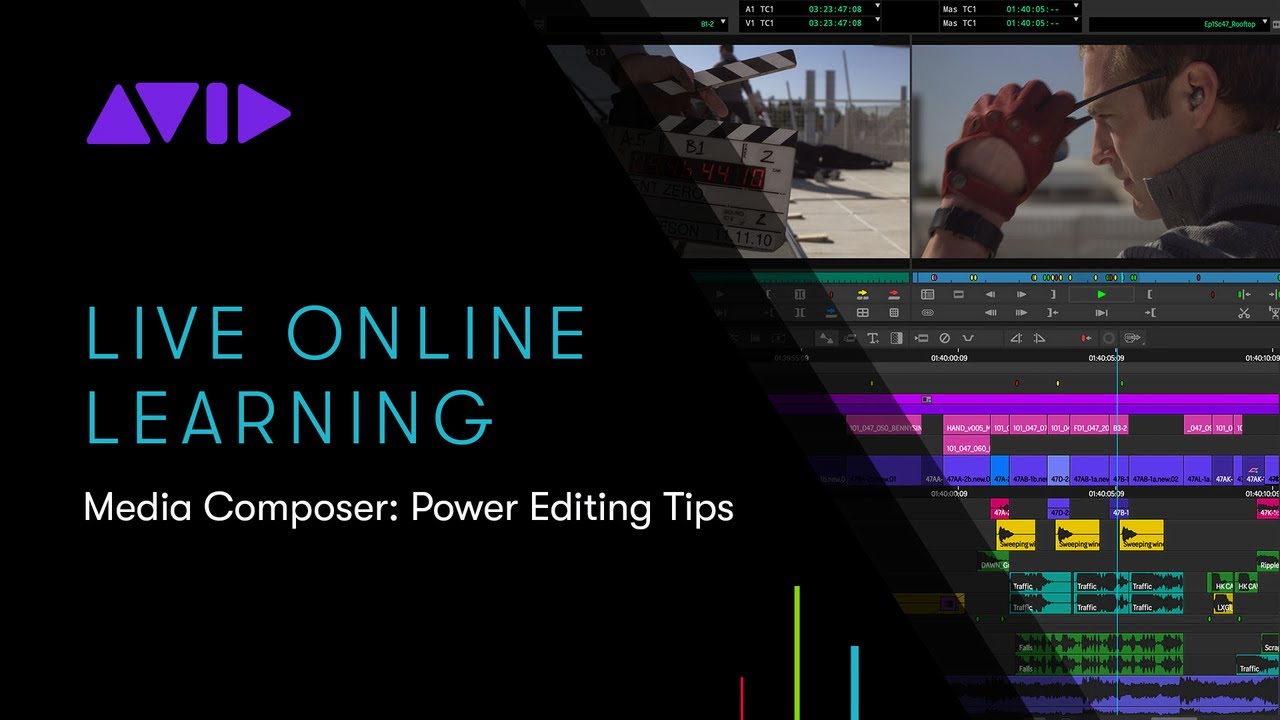 Онлайн-обучение Avid — советы по редактированию Media Composer Power