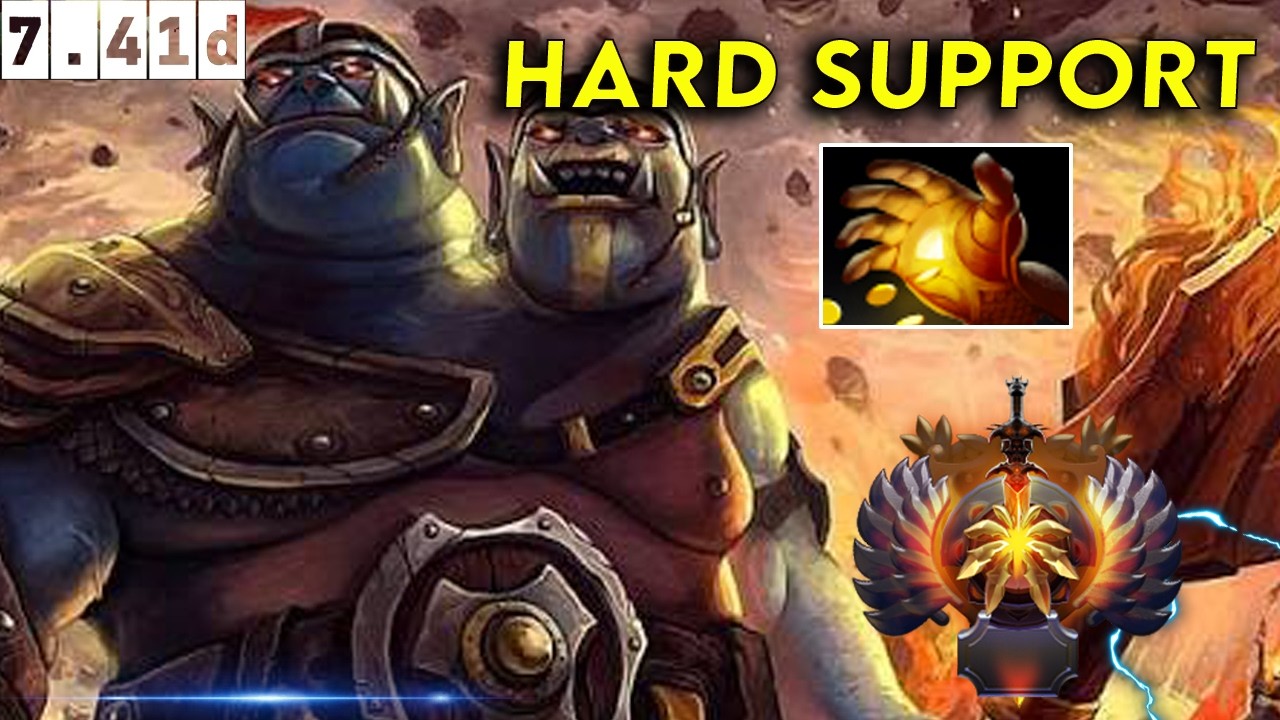 Ogre Magi 🔥 Immortal Hard Support - Dota 2 Patch 7.41d Pro Pub Full Gameplay