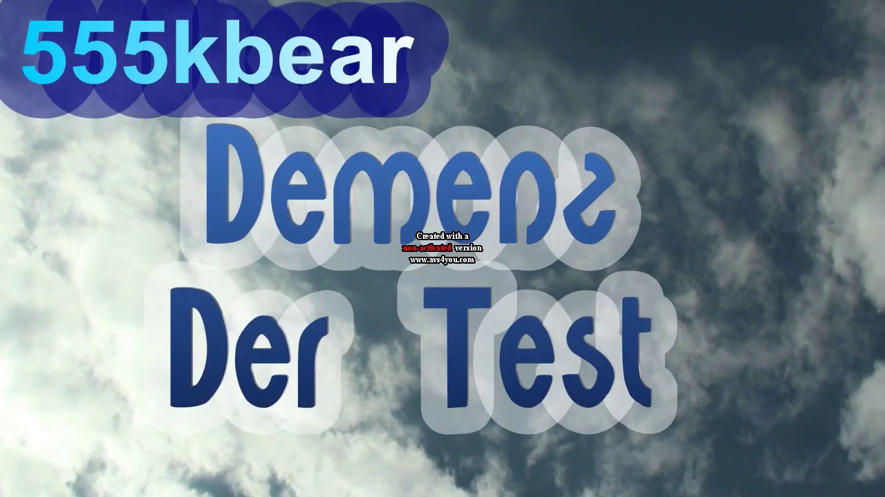 Demenz-Der Test