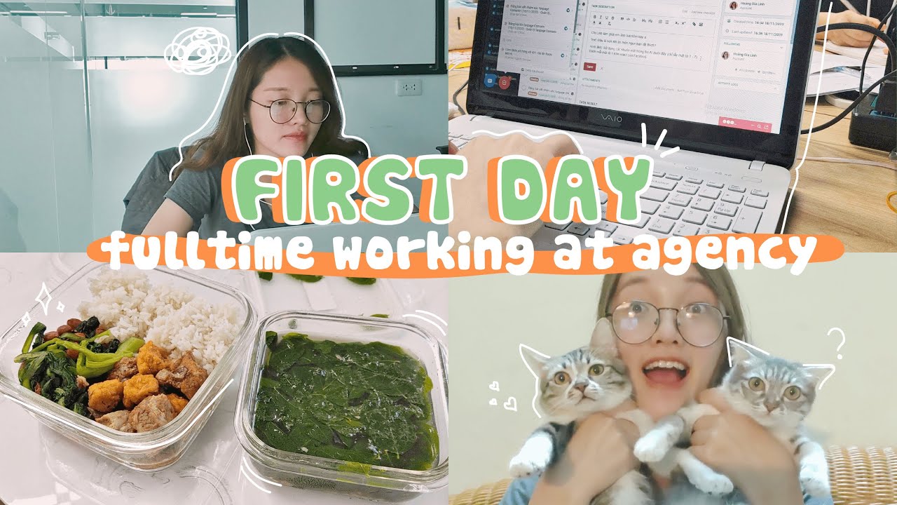 Ngày đầu đi làm fulltime ở agency | A DAY IN MY LIFE | glinh getting glowingg