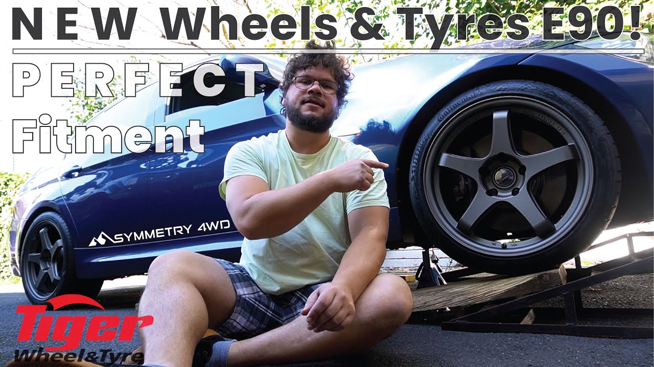 Как сделать — Лучший вариант установки дисков BMW E90 — квадратная установка 18x9 +35, расширител...