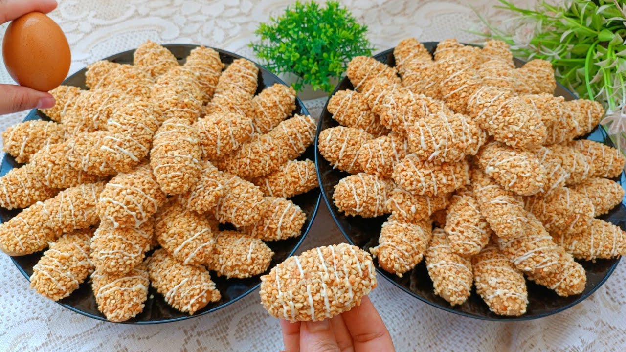 ببيضة واحدة حضري اروع و ألذ حلوة سهلة سريعة لذيذة و هشيشة بمذاق خطير بكمية وفيرة حلوة المولد النبوي