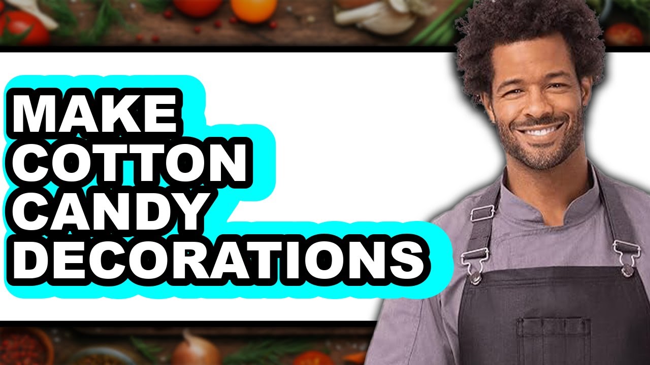 How to Make Cotton Candy Decorations (easy Method)