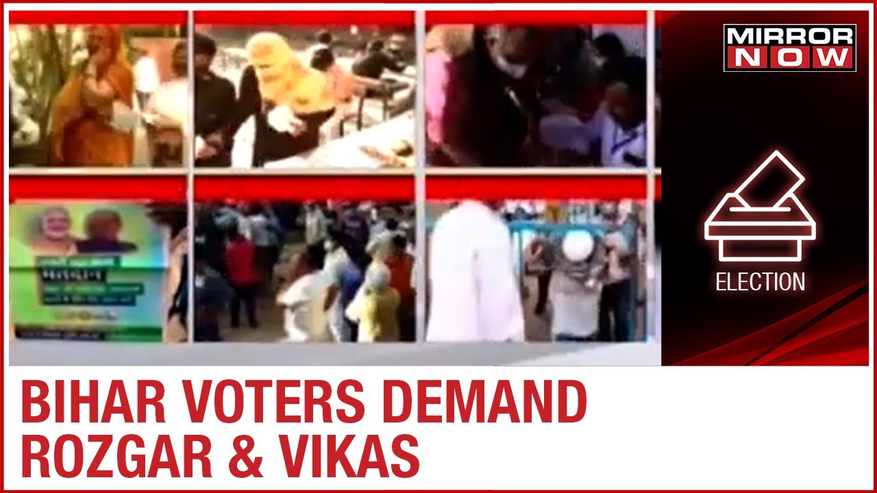 Bihar Assembly Elections: Phase 1 polling begins, Voters demand Rozgar & Vikas