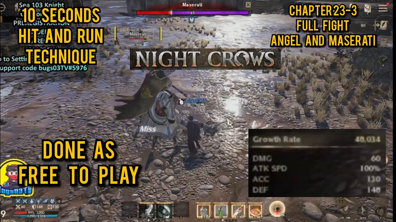 NIGHT CROWS Chapter 23-3 130 PVE/ACC DMG RED 70
