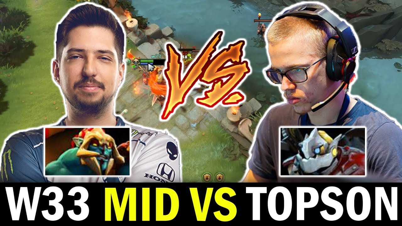 W33 mid vs TOPSON - Huskar vs Scepter Clockwerk