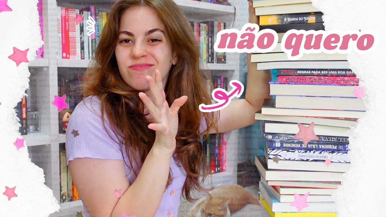 53 livros que não quero mais na minha estante - book unhaul com sorteio