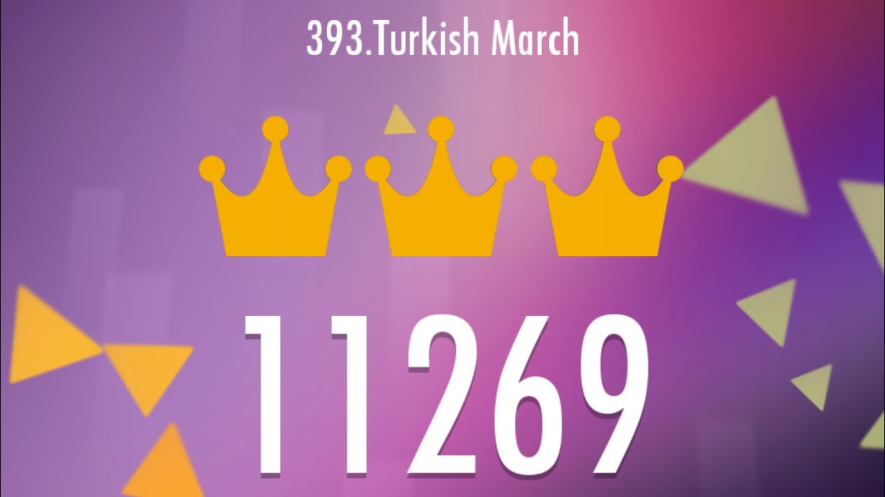 TURKISH MARCH 11269 SCORE NO REVIVE, ULTRA LEGENDARY WORLD RECORD IN PIANO TILES 2!!!!!!
