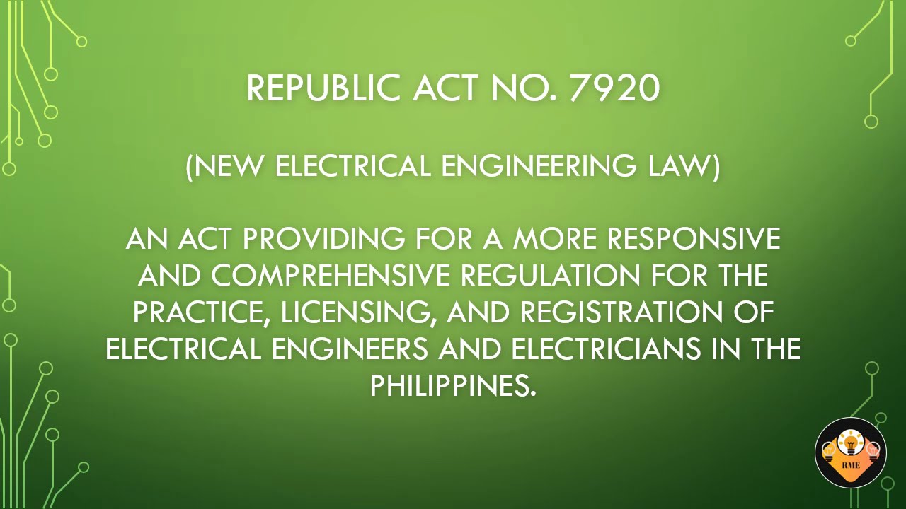 Registered Master Electricians Qualifications and Scope of Examination