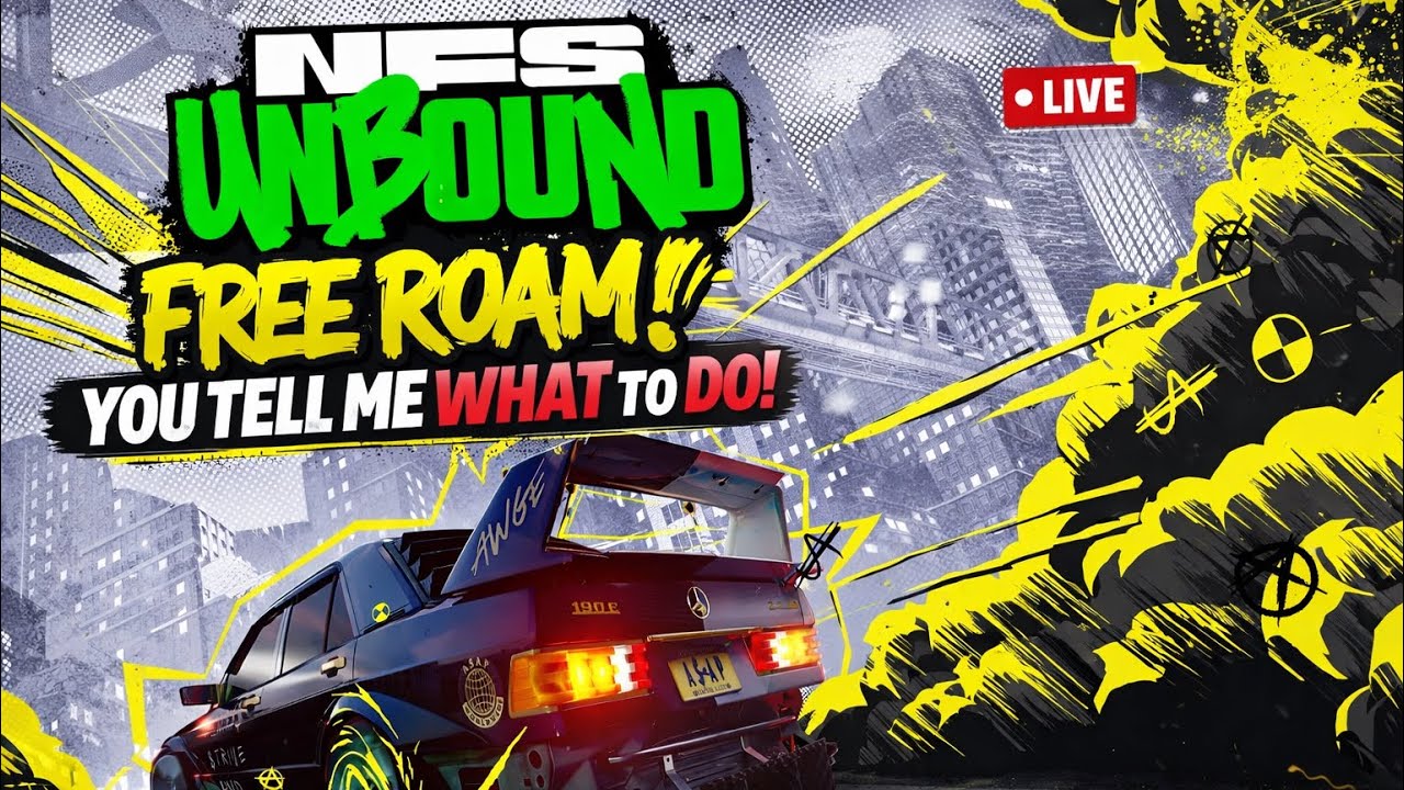 LIVE - You Control My Driving in NFS Unbound 🚨🔥