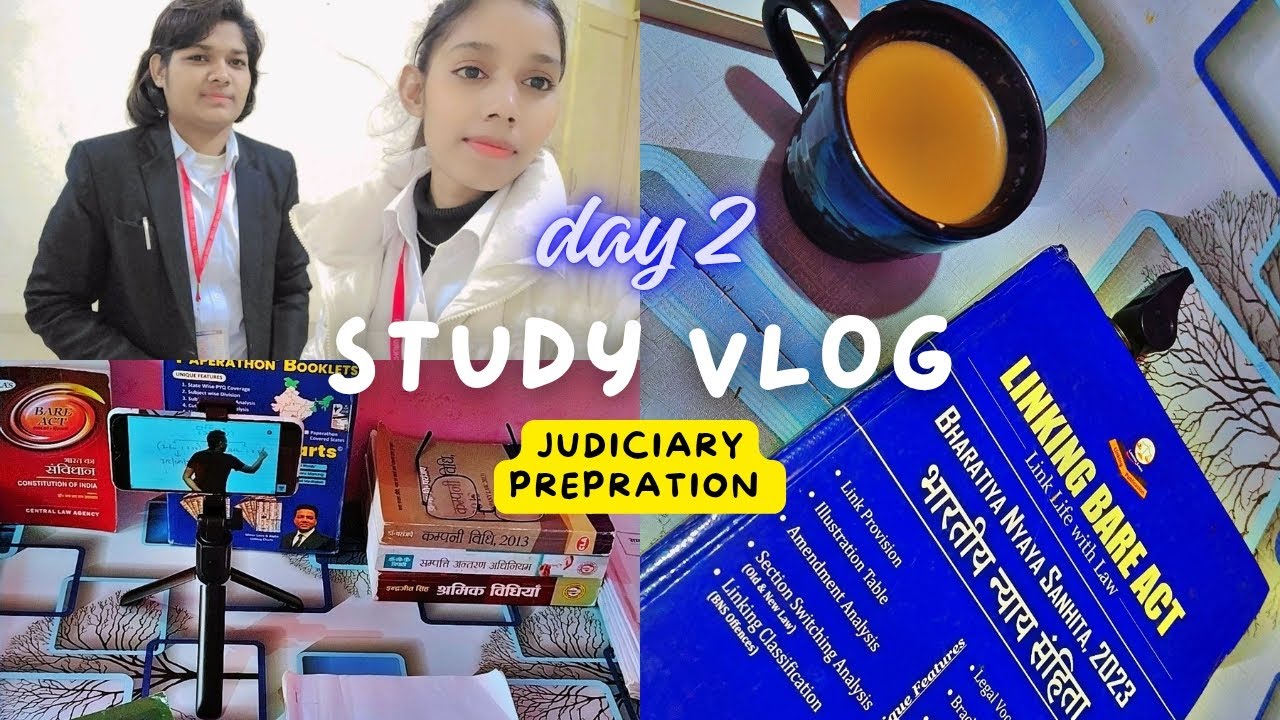 Judiciary Preparation Day 2 📚 | Limitation Act + BNS (Minor–Major Combo) | Study Vlog 