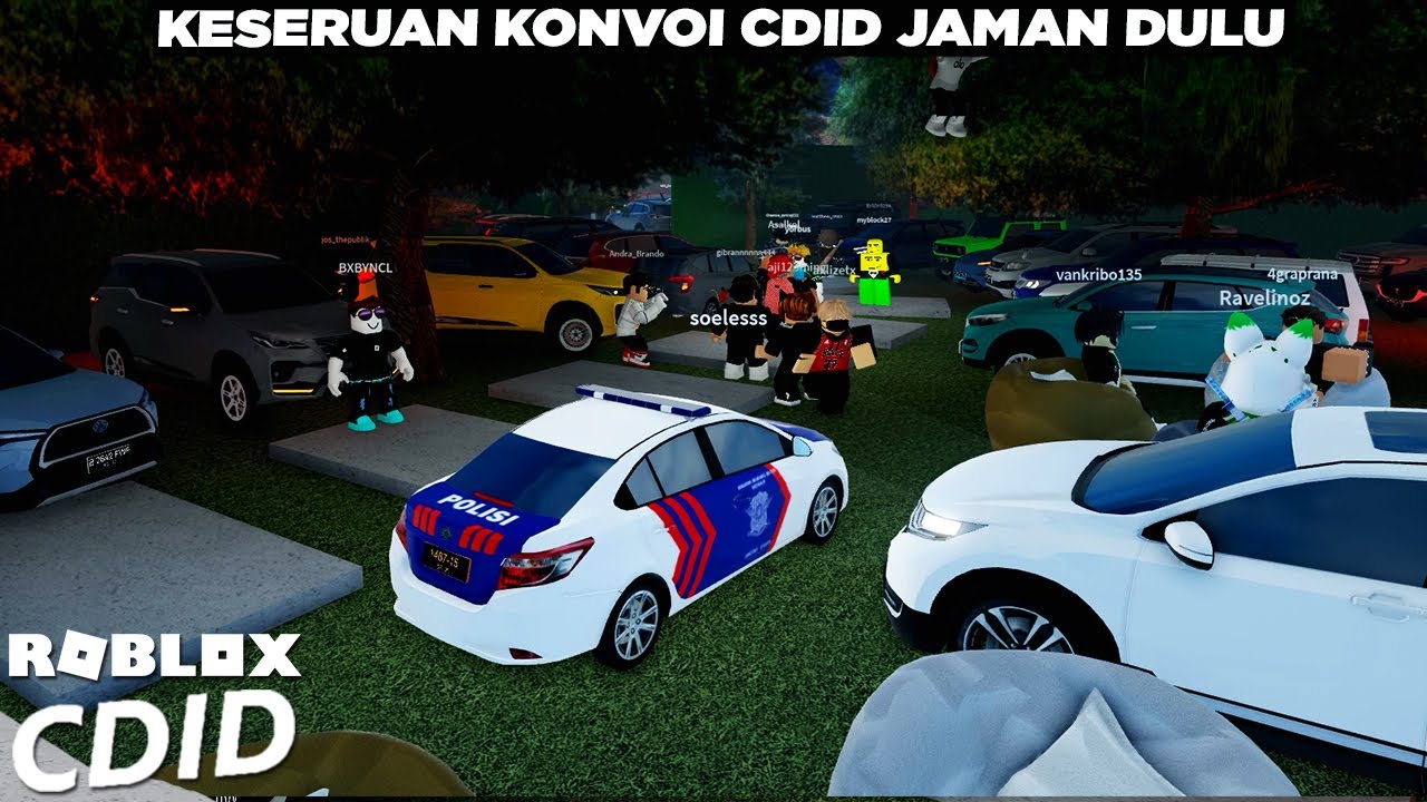 Banyak Kejadian Unik Selama Perjalanan Convoy Menuju Puncak Cafe CDID ☜ ( ─︠ ‿‿ ︡─) Roblox CDID