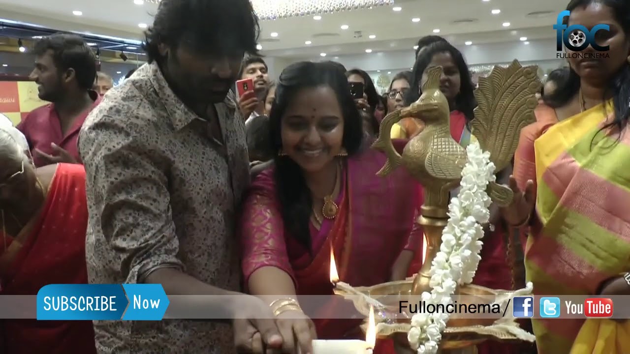 Vijay sethupathy launched his sisters Garment shop in chennai
