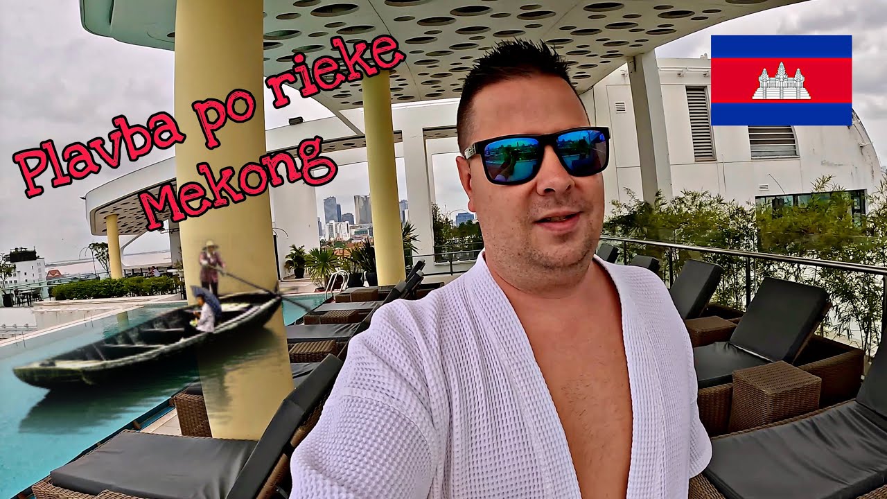Kambodža 🇰🇭  hlavné mesto Phnom Penh, plavba po river Mekong ⛴️ , Travel_vlog 2024  4K