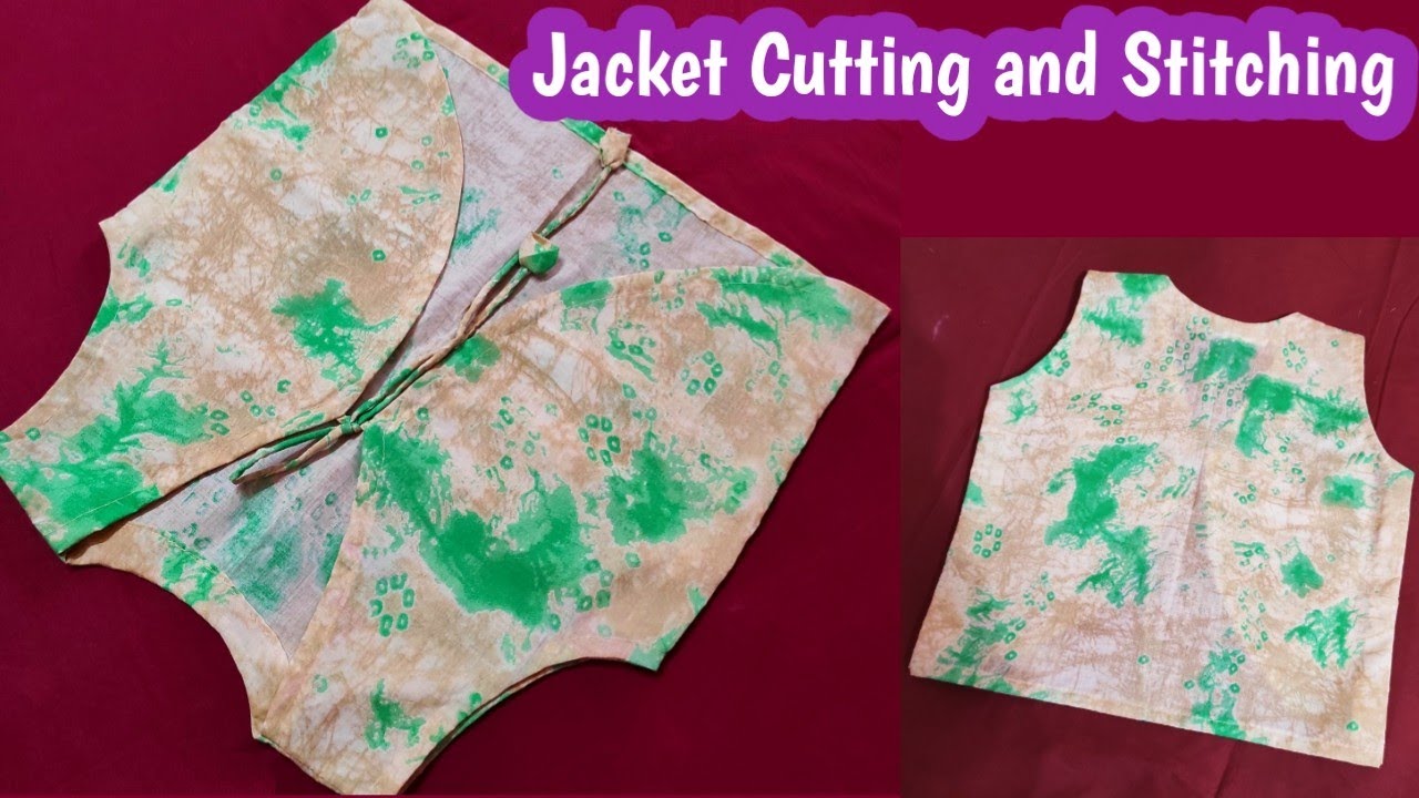 Koti (Jacket) Cutting and Stitching for Kurti/ Gowns/Suit || Fatema Fashion