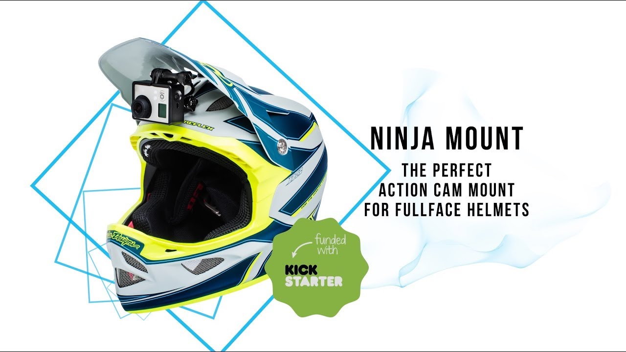 NINJA MOUNT / the action cam mount for Fullface helmets!