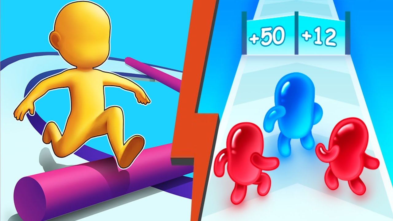 #video Hyper Run vs Join Blob Clash | Ultimate Mobile Game Battle! 🔥