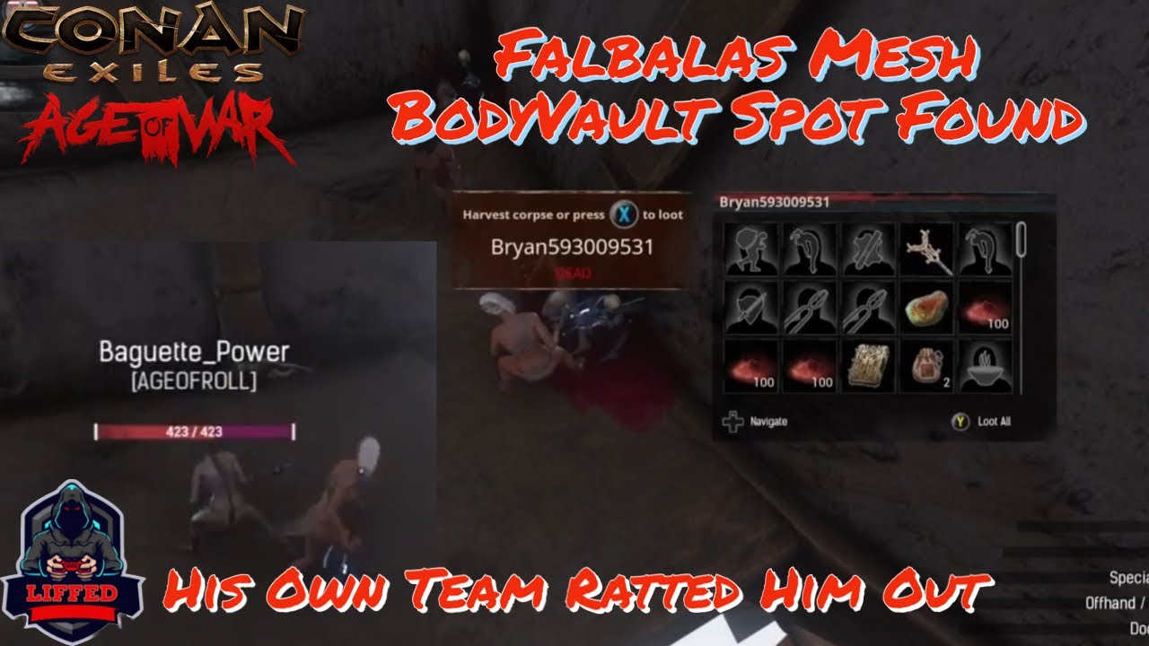 Conan Exiles Exposed & Shamed The Biggest Rat On Console - Falbala