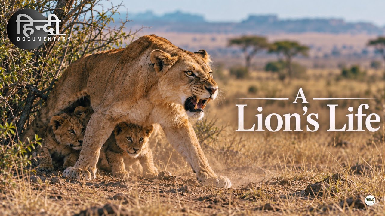 A Lion's Life - हिन्दी डॉक्यूमेंट्री | Wildlife documentary in Hindi