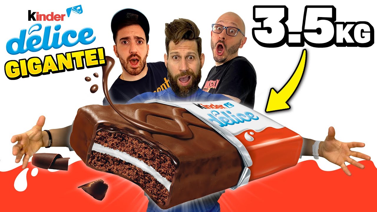Una KINDER DELICE GIGANTE da 3.5KG per THOMAS HUNGRY